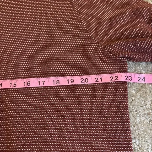 J. Crew Men's Crewneck Sweater Burgundy Size XL Cotton Blend #268 - Picture 6 of 6